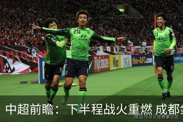 中超前瞻：下半程战火重燃 成都剑指三分申花求反弹