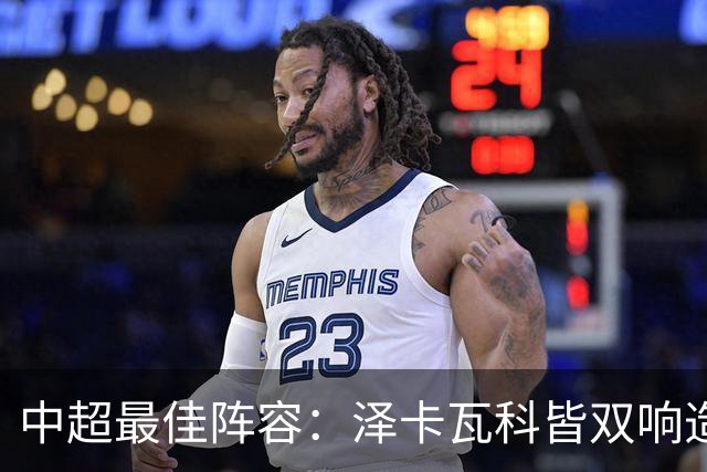 中超最佳阵容：泽卡瓦科皆双响造大胜 韦世豪梅开二度+绝杀